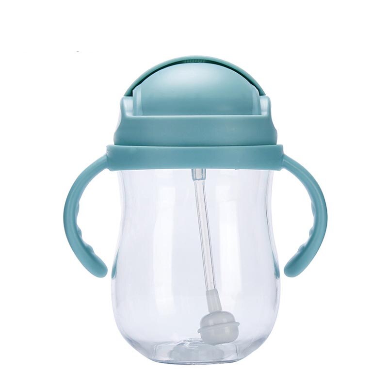 Botellas de agua con forma de gel de sílice para bebés, recién nacidos, bebés y niños pequeños, con pajita