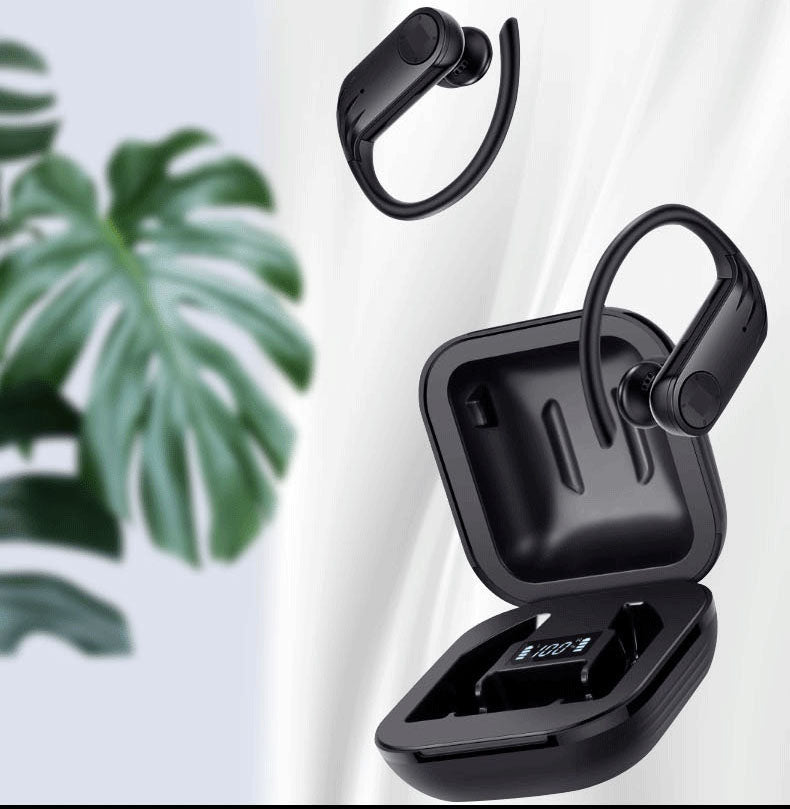 B1 TWS Bluetooth Earphones 5.0 Sports Sweatproof Hanging Ear with LED Digital Wireless Earphones Private Model - V.I.P Digital Presence