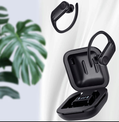 B1 TWS Bluetooth Earphones 5.0 Sports Sweatproof Hanging Ear with LED Digital Wireless Earphones Private Model - V.I.P Digital Presence