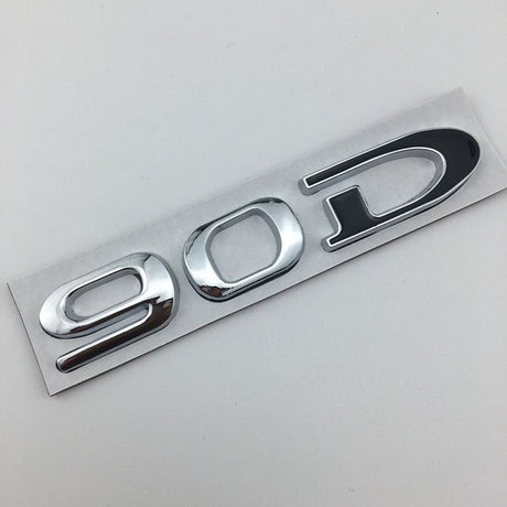 Suitable for Tesla MODEL3 S X Y 75D 85D 90D 100D displacement tail label metal car sticker - V.I.P Digital Presence