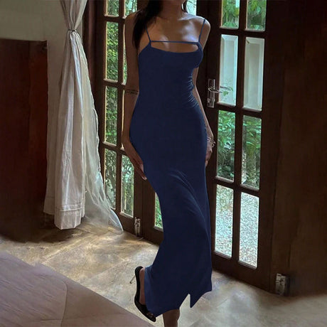 Sexy backless design dress long skirt - V.I.P Digital Presence