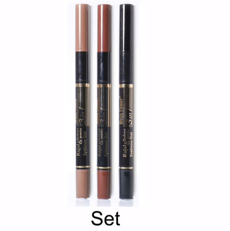 Music Flower Brand Eye brow Makeup Set Eyeliner+Eyebrow Powder+Eyebrow Brush Long-lasting Waterproof Quick Dry Comestic Tools - V.I.P Digital Presence