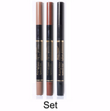 Music Flower Brand Eye brow Makeup Set Eyeliner+Eyebrow Powder+Eyebrow Brush Long-lasting Waterproof Quick Dry Comestic Tools - V.I.P Digital Presence