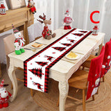 Christmas table flag American polyester printed tablecloth table towel - V.I.P Digital Presence