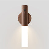 Wood Wireless USB LED Night Light Wall Lamp Rechargeable Sensor Motion Night Light - V.I.P Digital Presence