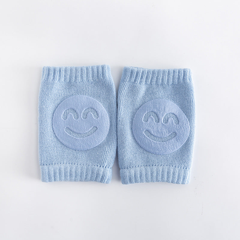 Woolen loop baby socks, elbow protection, walking and crawling, knee protection, baby and child knee protection, smiling face knee protection - V.I.P Digital Presence