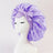 Elastic ribbon bow color Ding round hat solid color night cap wide-brimmed beauty hairdressing head scarf hat - V.I.P Digital Presence