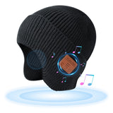 Wireless 5.0 Bluetooth Headset Cap Outdoor Warm Music Wrap Ear Cap - V.I.P Digital Presence
