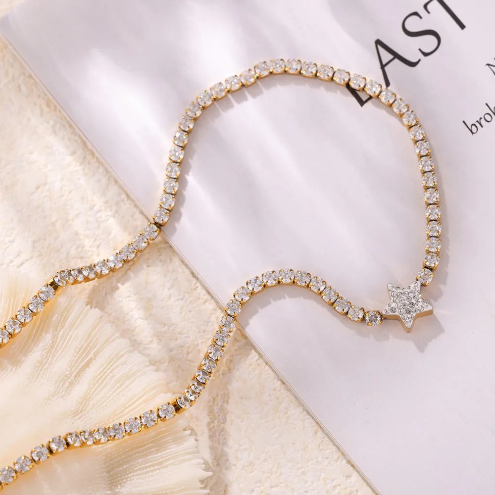 Pendant inlaid with zircon pendant necklace women's necklace high-end accessory - V.I.P Digital Presence