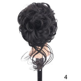 Synthetic Messy Curly Claw Hair Bun Chignon Hair Extensions Scrunchy Fake False Hair With Tail for Women Hairpieces - V.I.P Digital Presence