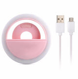 USB charge LED Selfie Ring Light for Iphone Supplementary Lighting Night Darkness Selfie Enhancing for phone Fill Light - V.I.P Digital Presence