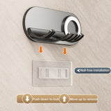 No - drill Magnetic Hair Dryer Wall Mount. Synthetic plastic, for Dyson/Leihen/Kexi. Colors: gray & white - V.I.P Digital Presence
