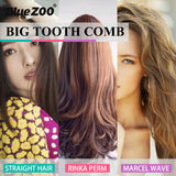 4 Colors Blue ZOO Candy Color Straight Handle Large Size Wide Tooth Comb Curling Comb Hairdressing Comb - V.I.P Digital Presence