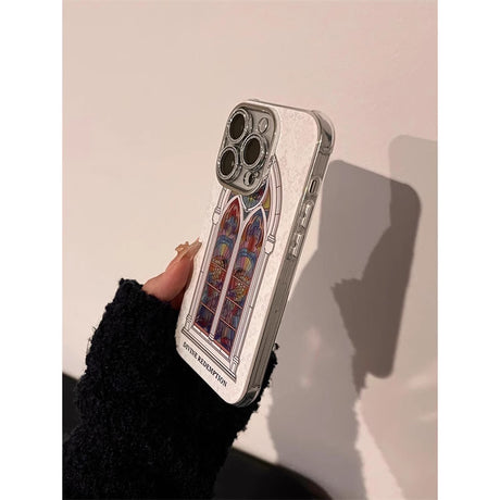 A niche Van Gogh art window glitter lens film double-layer shell Apple phone case · Van Gogh art window - single shell - V.I.P Digital Presence