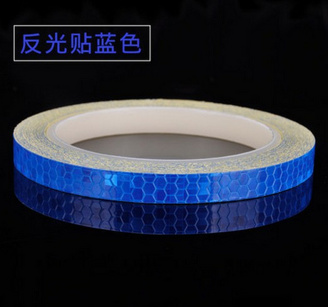 Bicycle reflective stickers mountain bike bicycle motorcycle fluorescent decal tape safety warning riding accessories - V.I.P Digital Presence