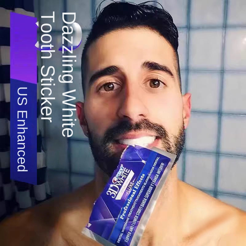 3D Teeth Whitening Strips Set - 20 Pairs Per Box, Tooth Whitening Stickers for Removing Yellow and Stains, Gift Box Packaging - V.I.P Digital Presence