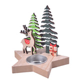 Christmas Decoration New Product Christmas Wooden Candle Stand Desktop Decoration Christmas Daily Necessities - V.I.P Digital Presence