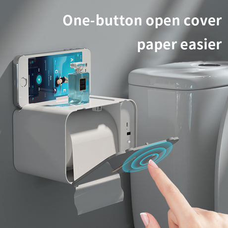 Bathroom Intelligent Induction Automatic Paper Tissue Box - V.I.P Digital Presence