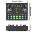 V8S Audio Mixer with Voice changer,Podcast Mixer,Sound Card for Phone Gaming Karaoke Studio Live Streaming Podcast - V.I.P Digital Presence