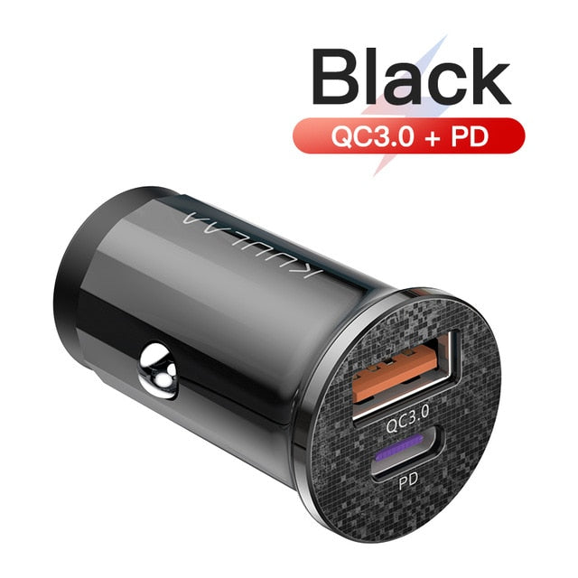 KUULAA Quick Charge 4.0 48W QC PD 3.0 Car Charger for Samsung S10 9 Fast Car Charging for Xiaomi iPhone Mobile Phone USB Charger - V.I.P Digital Presence