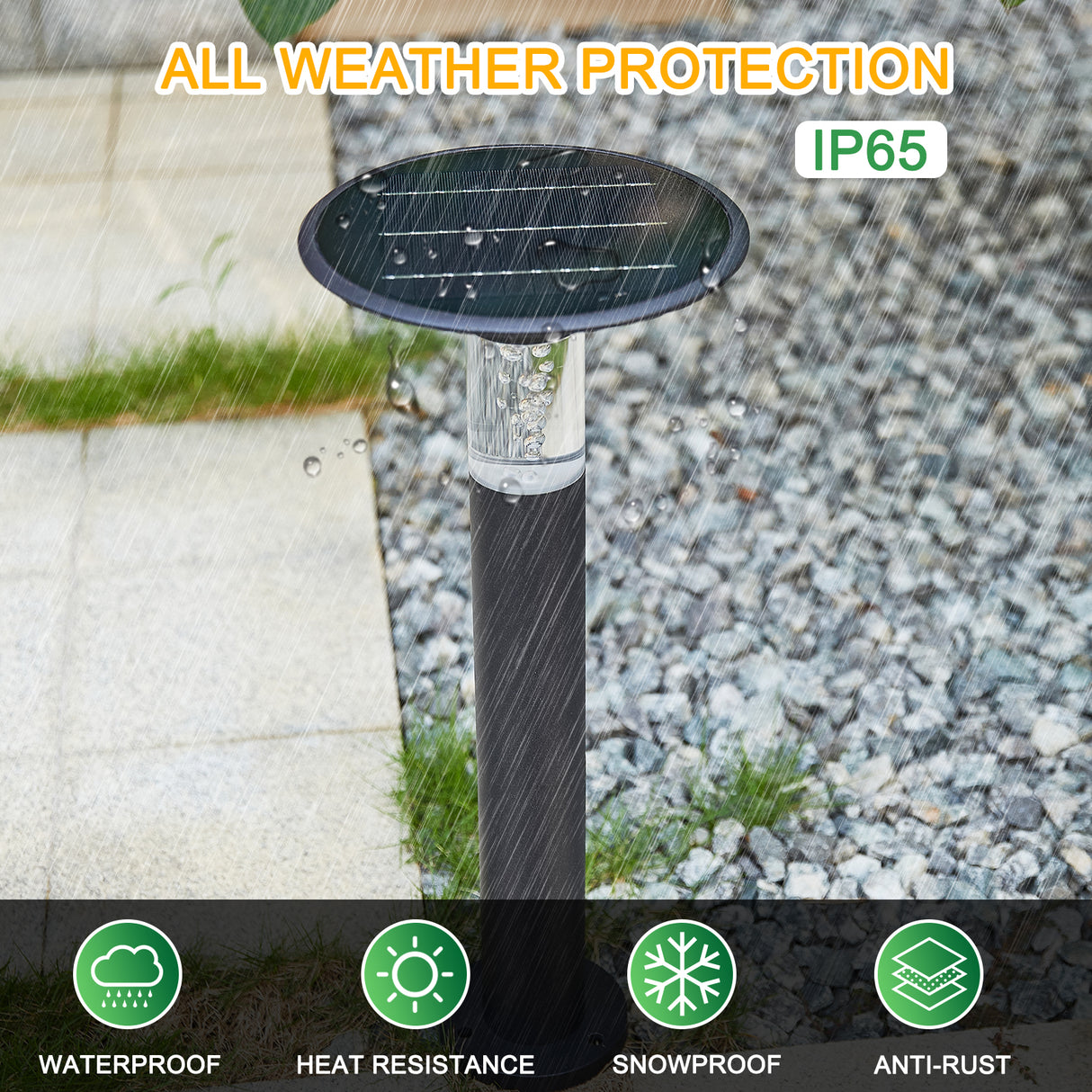 Solar Lawn Light With Dimmable LED - V.I.P Digital Presence