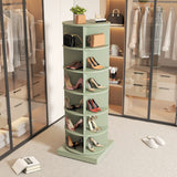 Green 360 Rotating shoe cabinet 6 layers - V.I.P Digital Presence