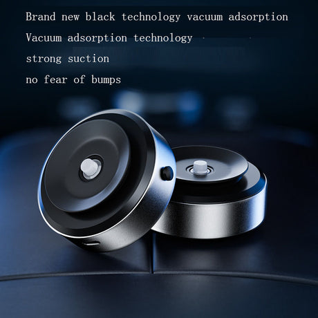 Car mobile phone holder vacuum adsorption display glass car navigation lazy double-sided magnetic mobile phone holder - V.I.P Digital Presence