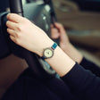 Ladies designer vintage leather women bracelet watches brown retro roma quartz woman clock fashion small female wristwatches - V.I.P Digital Presence