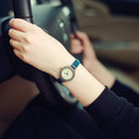 Ladies designer vintage leather women bracelet watches brown retro roma quartz woman clock fashion small female wristwatches - V.I.P Digital Presence