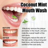 Coconut Mint Mouth Wash, Fresh Breath Clean Tongue Coating Whitening Teeth Oral Care Mouthwash - V.I.P Digital Presence