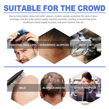 Men's Dense Hair Foam Mousse, Clean Repair Hair Root, Dense And Moisturizing Hair Mousse - V.I.P Digital Presence