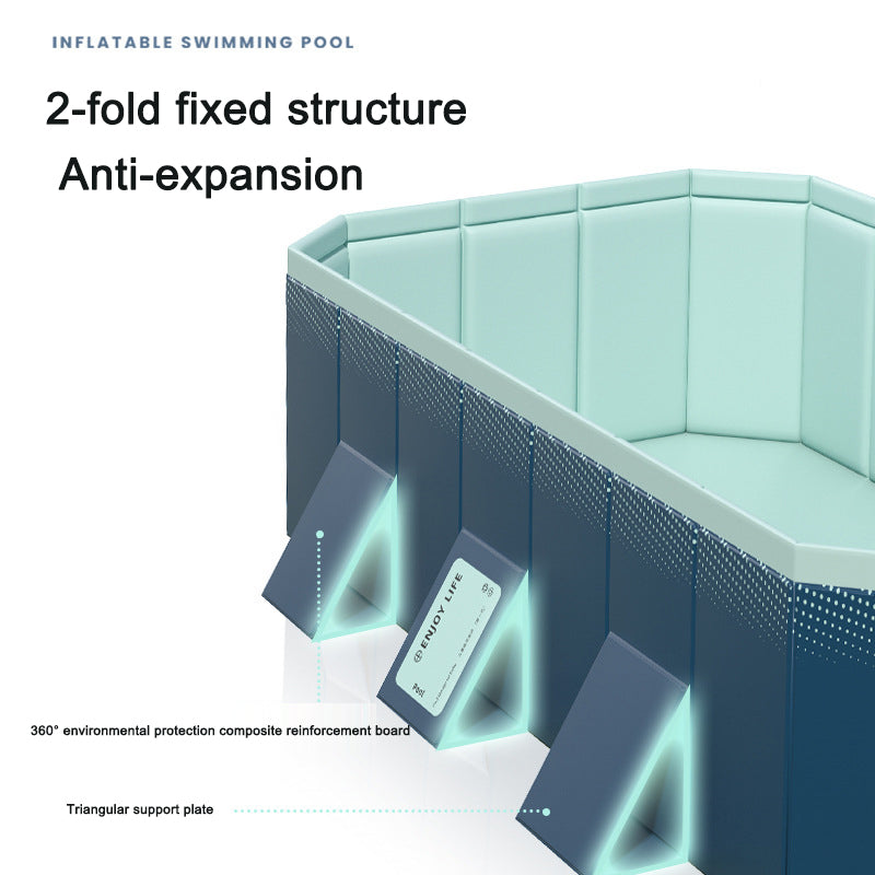 Non inflatable swimming pool installation free ready to use children's shower pool household outdoor large household pool - V.I.P Digital Presence