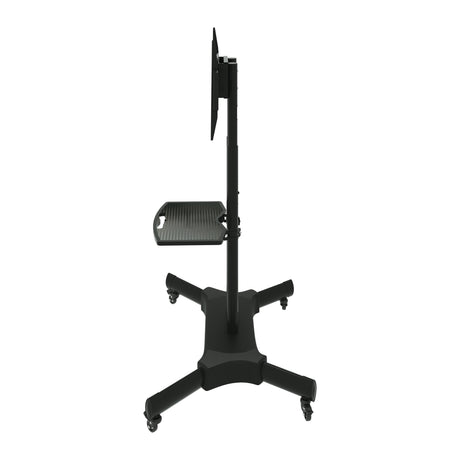 FANCO Universal Rotating TV Stand, suitable for 32-80 inch TVs, with adjustable tilt height and maximum VESA 600x400mm (black) - V.I.P Digital Presence