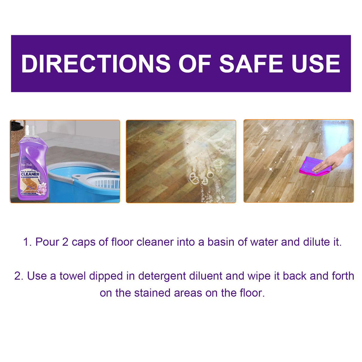 Multi-Purpose Floor Cleaner Household Kitchen Bathroom Floor Soot And Scale Multi-Functional Cleaning - V.I.P Digital Presence