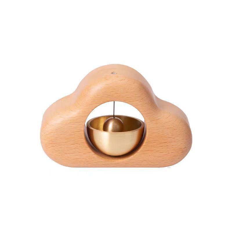 Wooden Bell Door Wind Chime Store Entrance Reminder Bell Door Decoration Door Collision Bell - V.I.P Digital Presence