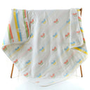 110*110cm Parent-child Baby Summer Bedding Sofa Quilt 100% Cotton Baby Blanket Child Quilt 6 Layers Muslin Swaddle for Newborns - V.I.P Digital Presence