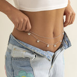 Tassel Butterfly Pendant Double layer Waist Chain for Women's Sexy Street Photography Single circle Metal Body Chain - V.I.P Digital Presence