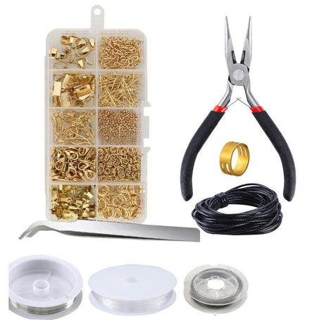 10 Grid Jewelry Accessories Combination Set Jewelry Entry Set DIY Jewelry Accessories Material Pack - V.I.P Digital Presence
