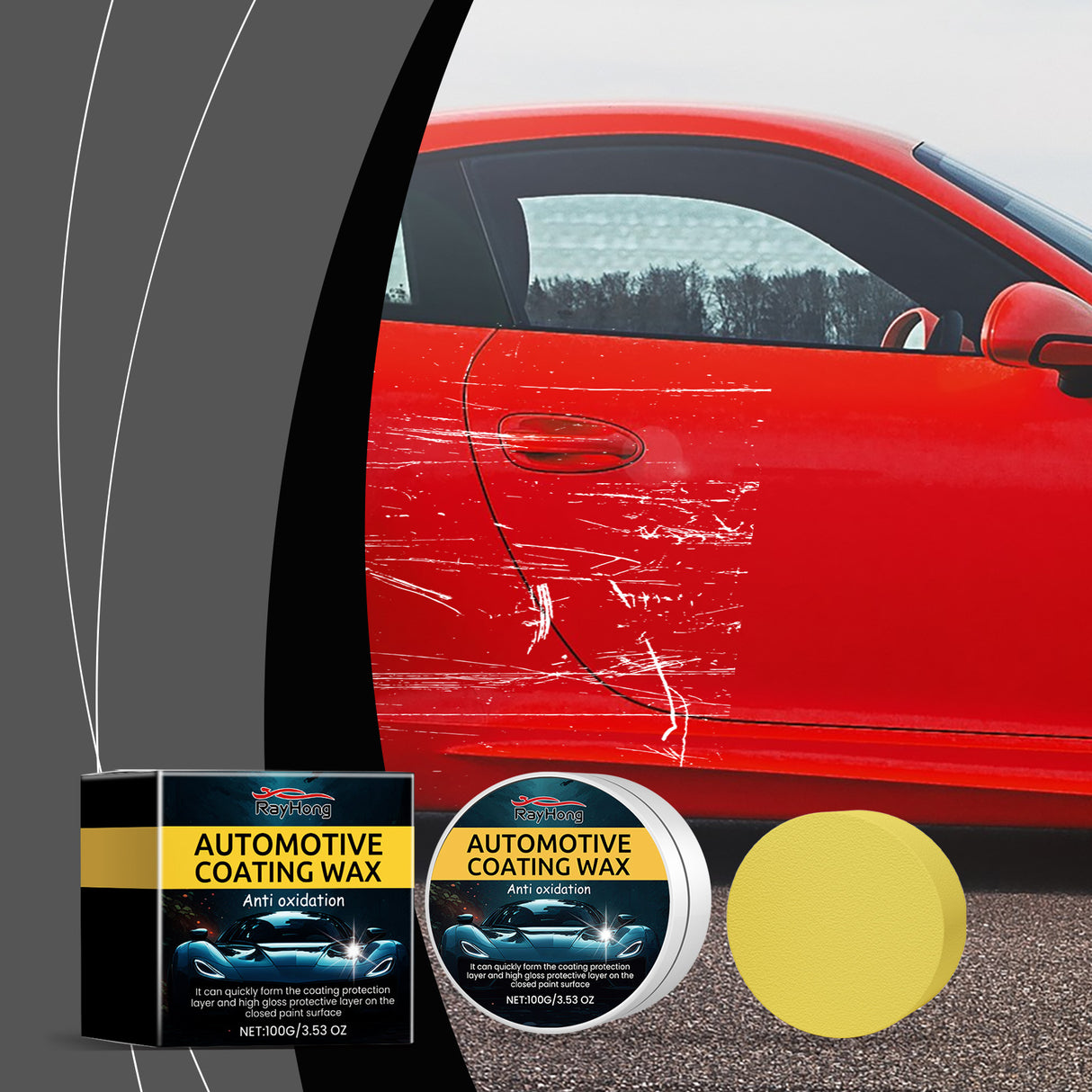 Automotive Scratch Coating Paste, Car Paint Polishing Maintenance Antifouling Repair Paint Decontamination Wax - V.I.P Digital Presence