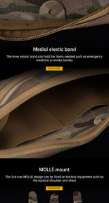 WoSportT Lightweight Horizontal GP Bag Molle Storage Bag Accessory Multifunctional Equipment Sundry Tool Bag - V.I.P Digital Presence