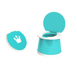 Orinal ligero para niños, asiento de inodoro, asiento de entrenamiento para ir al baño, ajustable, lavable y plegable.