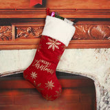 Christmas Stocking Decorations Embroidered Decorations Christmas Hot Stamped Socks - V.I.P Digital Presence