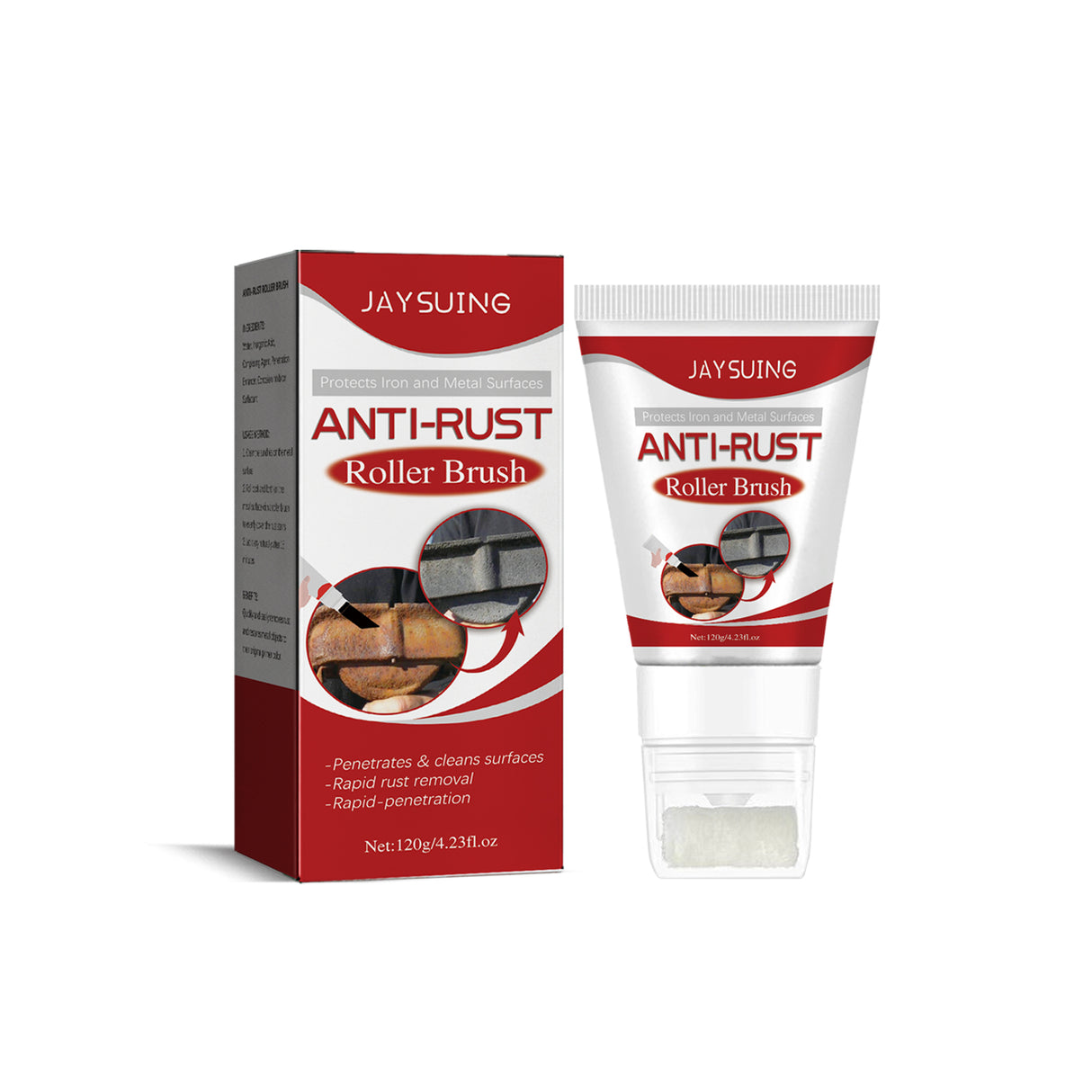 Rust Removal Roller Brush, Radiator Anti-corrosion Conversion Refurbished Anti-rust Metal Coating Primer Brush - V.I.P Digital Presence