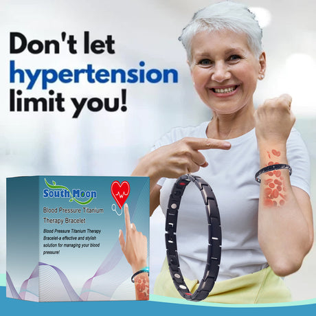 Blood Pressure Titanium Therapy Bracelet, Lightheadedness Relief Body Discomfort Capsule Body Care Bracelet - V.I.P Digital Presence