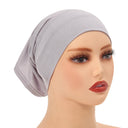 High-Quality Solid Color Silk-Cotton Lining Cap Women's Fashion Simple Versatile Wide-Brimmed Hat - V.I.P Digital Presence