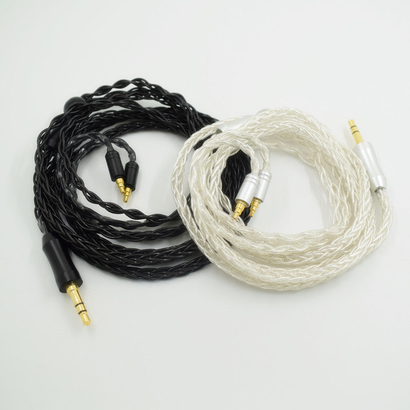 IE40PRO 8-core single crystal copper silver plated upgrade cable replacement cable headphone audio cable - V.I.P Digital Presence