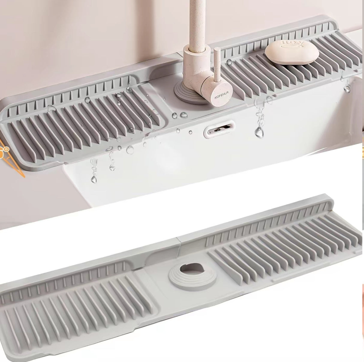 Alfombrilla protectora para grifo