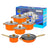 12 - piece wine - red non - stick stainless - steel soup pot set, induction - friendly for kitchen use. - V.I.P Digital Presence