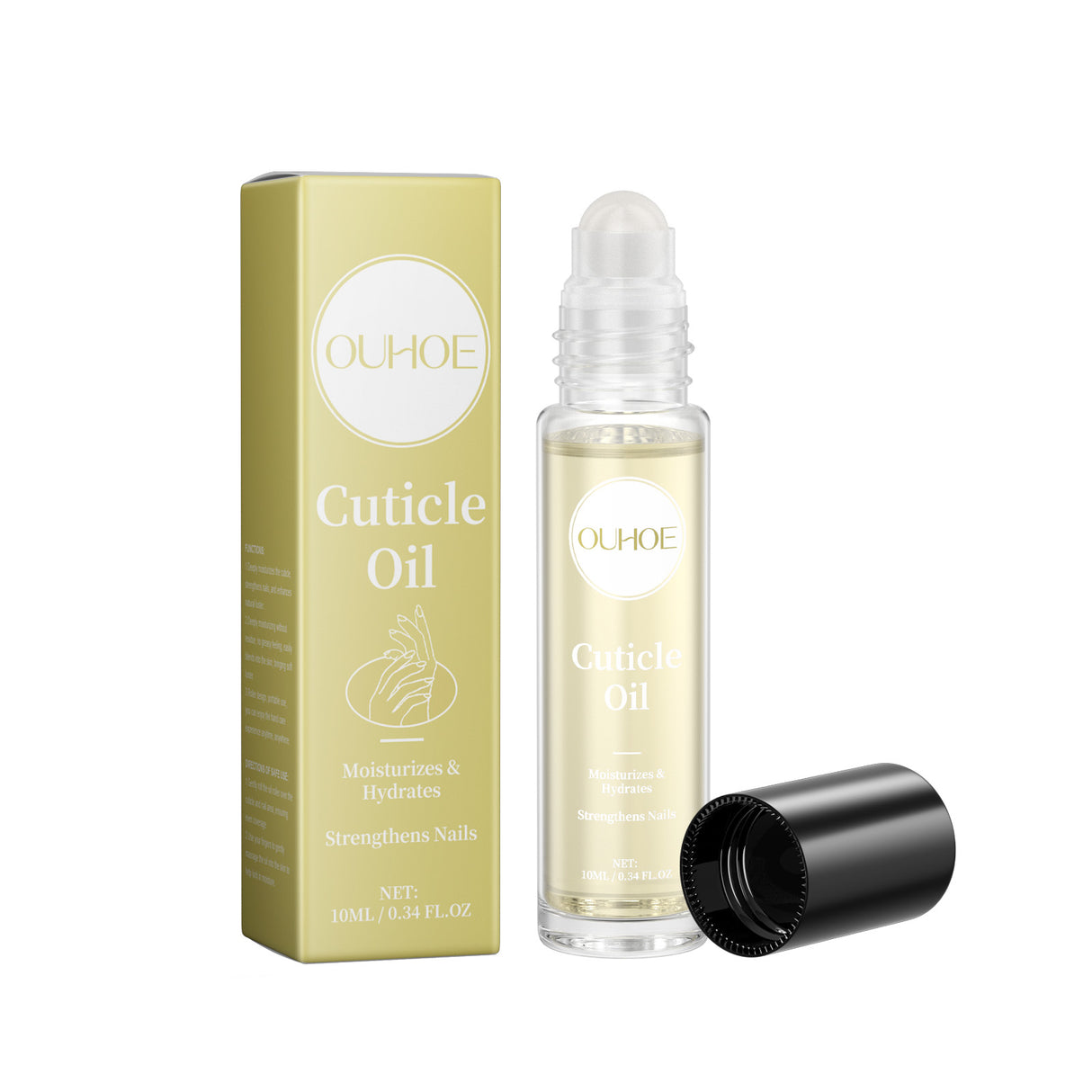El aceite para el cuidado de las uñas nutre e hidrata las uñas suavemente.