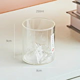 Small Transparent Glass Coffee Cup Mountain Glass Whisky Heat Resistant Tea Drink Milk Juice Cup Cups Drinking Glasses - V.I.P Digital Presence